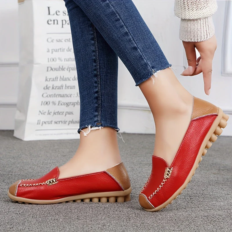 UrbanSleek™ – Elegante Damen Loafer mit Farbkontrast & Komfort-Sohle - Image 10