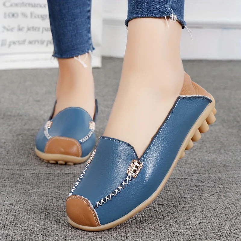 UrbanSleek™ – Elegante Damen Loafer mit Farbkontrast & Komfort-Sohle - Image 11