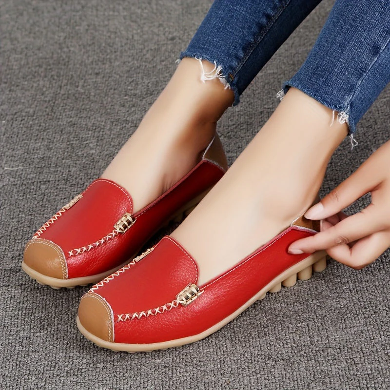 UrbanSleek™ – Elegante Damen Loafer mit Farbkontrast & Komfort-Sohle - Image 14