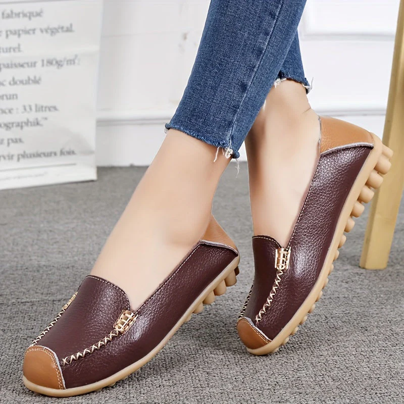 UrbanSleek™ – Elegante Damen Loafer mit Farbkontrast & Komfort-Sohle - Image 15