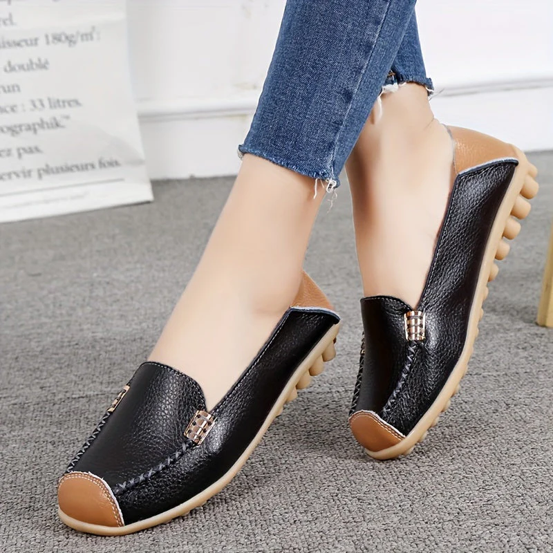 UrbanSleek™ – Elegante Damen Loafer mit Farbkontrast & Komfort-Sohle - Image 16