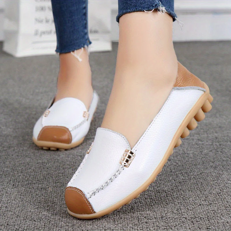 UrbanSleek™ – Elegante Damen Loafer mit Farbkontrast & Komfort-Sohle - Image 2