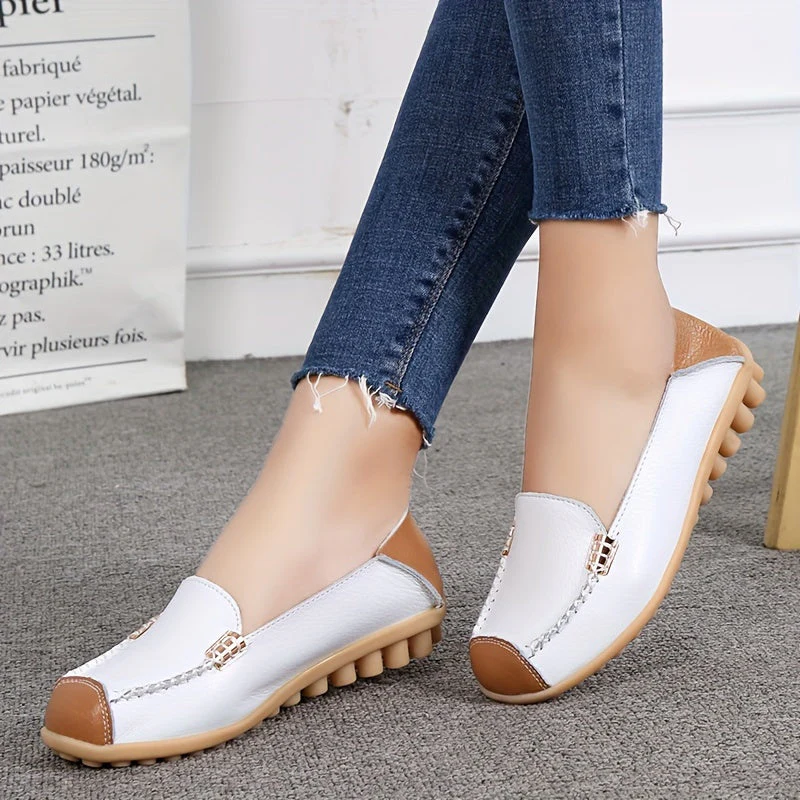 UrbanSleek™ – Elegante Damen Loafer mit Farbkontrast & Komfort-Sohle - Image 3