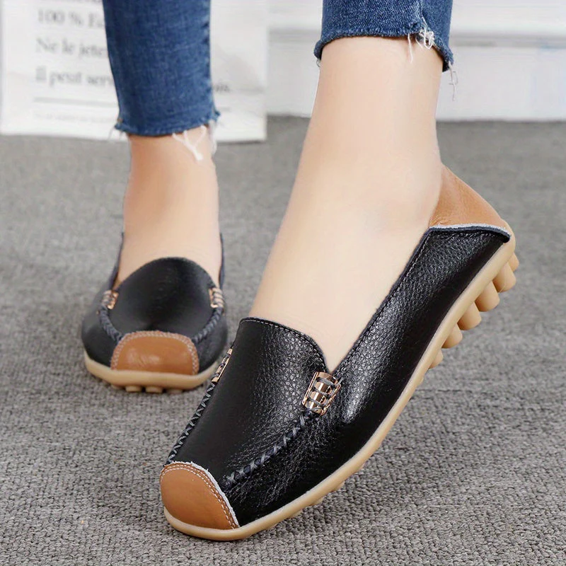 UrbanSleek™ – Elegante Damen Loafer mit Farbkontrast & Komfort-Sohle - Image 6