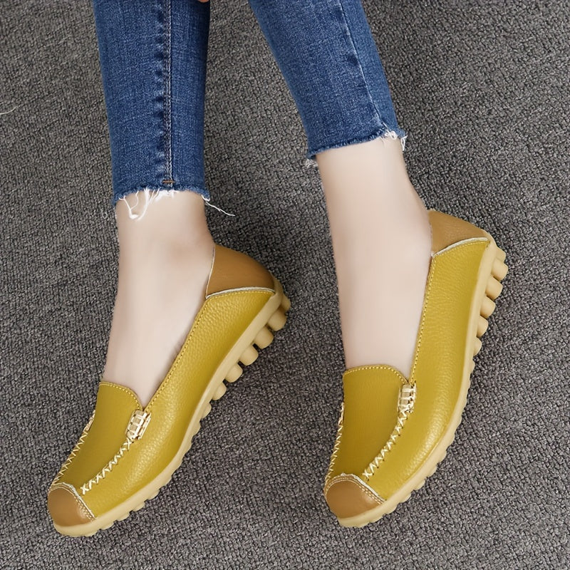 UrbanSleek™ – Elegante Damen Loafer mit Farbkontrast & Komfort-Sohle - Image 7