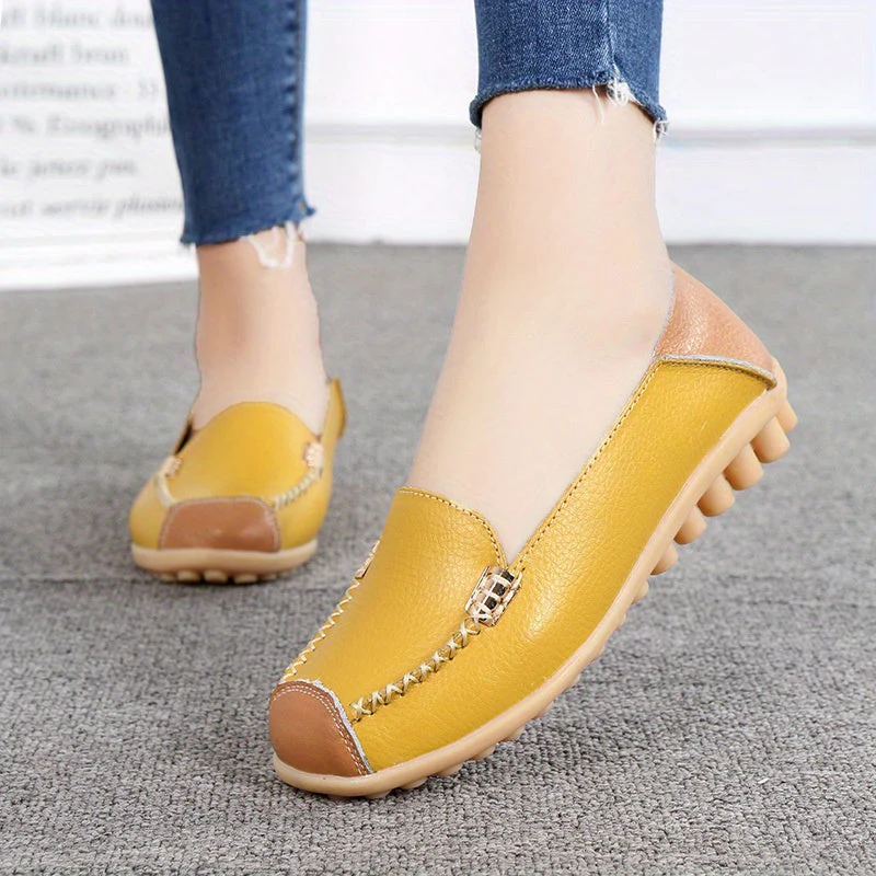 UrbanSleek™ – Elegante Damen Loafer mit Farbkontrast & Komfort-Sohle - Image 8