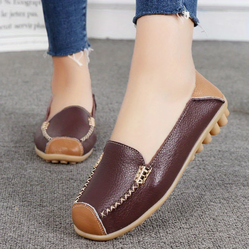 UrbanSleek™ – Elegante Damen Loafer mit Farbkontrast & Komfort-Sohle - Image 9