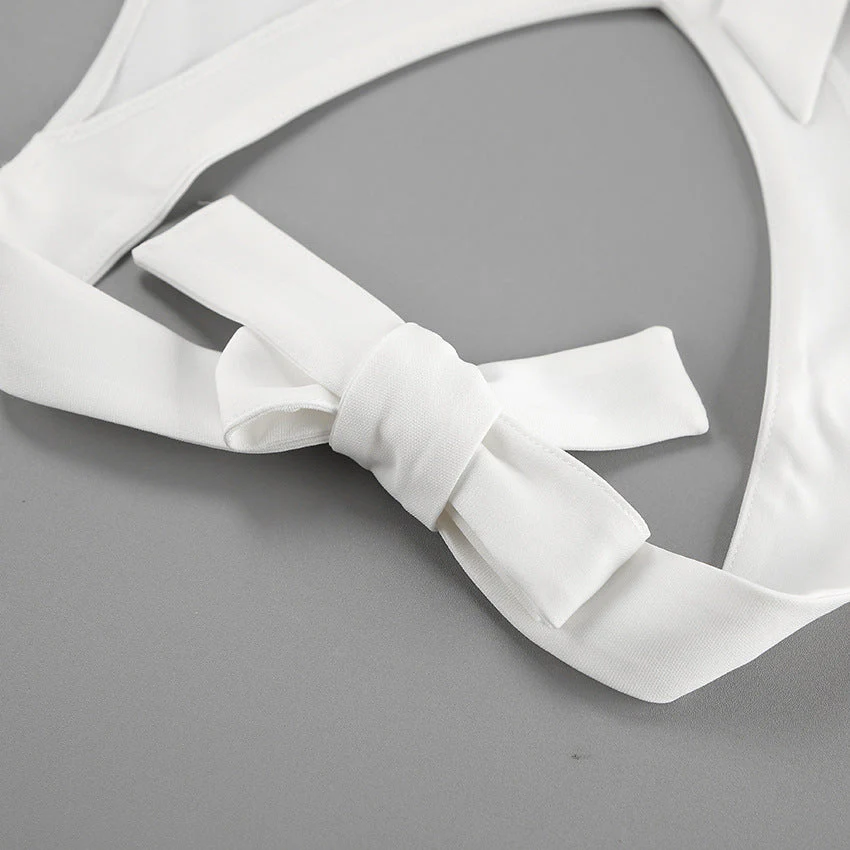 Urja- Damen Elegantes Zweiteiler Set mit geschwungenem Oberteil - Image 5