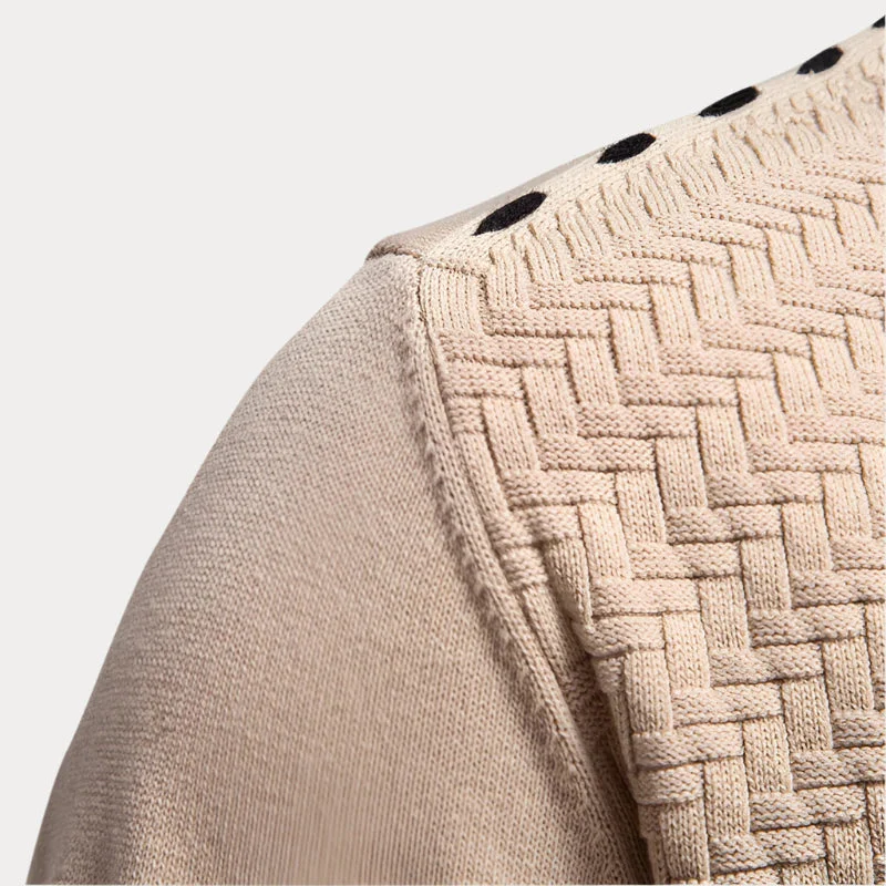 V-Ausschnitt Knopf-Cardigan für Herren - Image 3