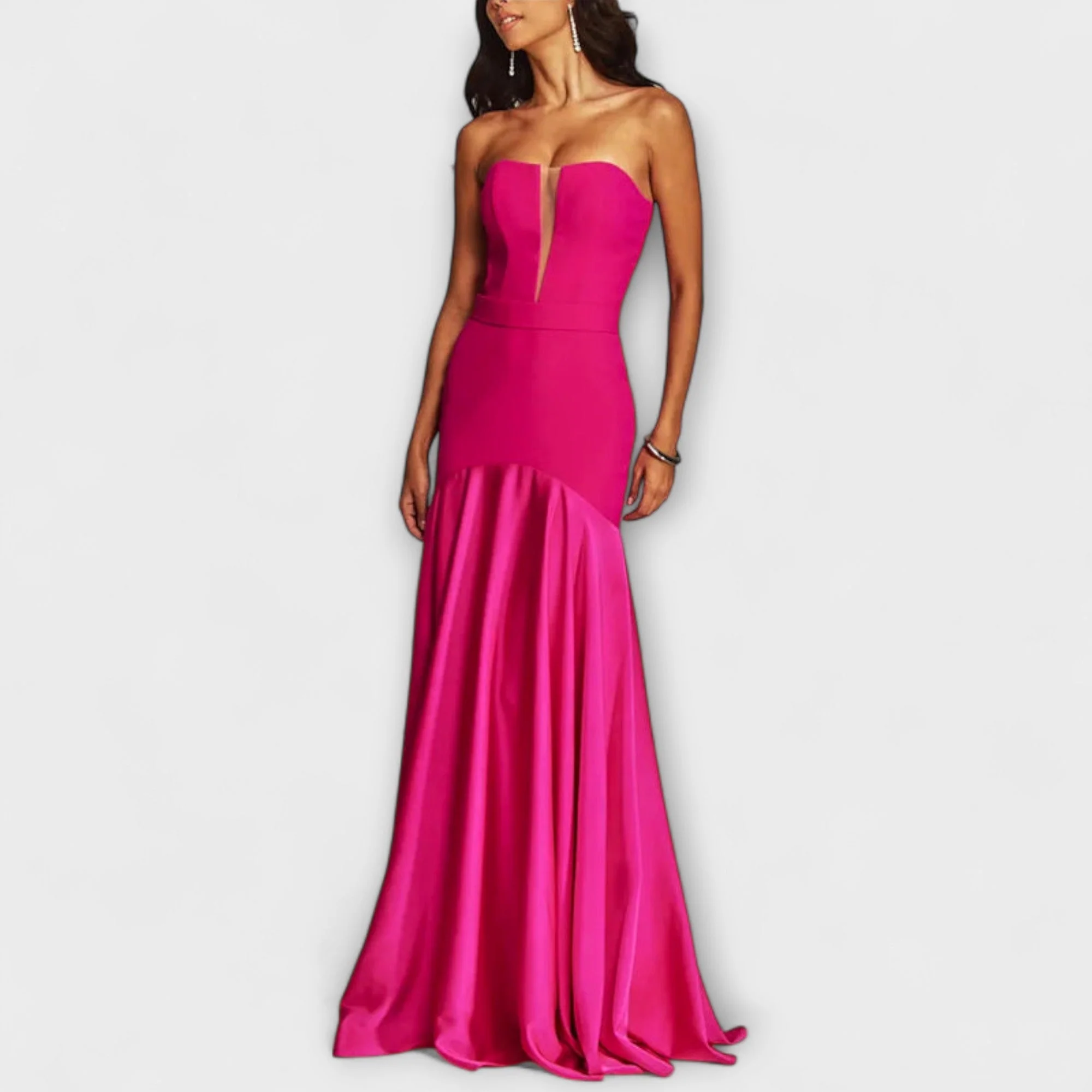 Vada - Off-Shoulder V-Neck Maxi Dress - Image 6