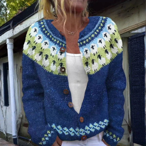 Valentenaa - Handge Fertigt Woll Pullover - Image 2