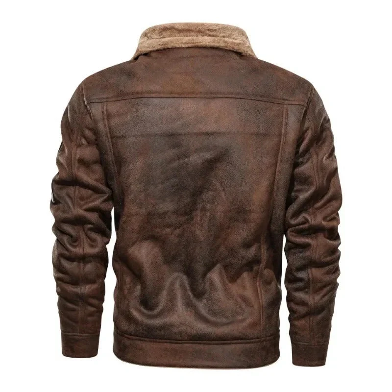 Valentin® | Elegante Lederjacke aus warmem Fleece - Image 2