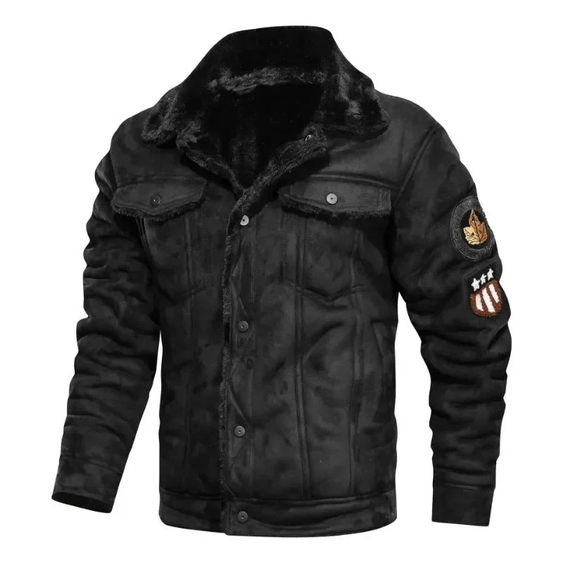 Valentin® | Elegante Lederjacke aus warmem Fleece - Image 3