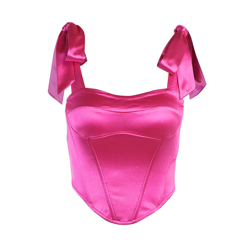 Valentina | Elegantes Rückenfreies Satin Spitzentop - Image 3
