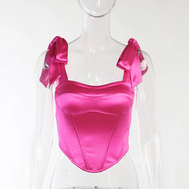 Valentina | Elegantes Rückenfreies Satin Spitzentop - Image 4
