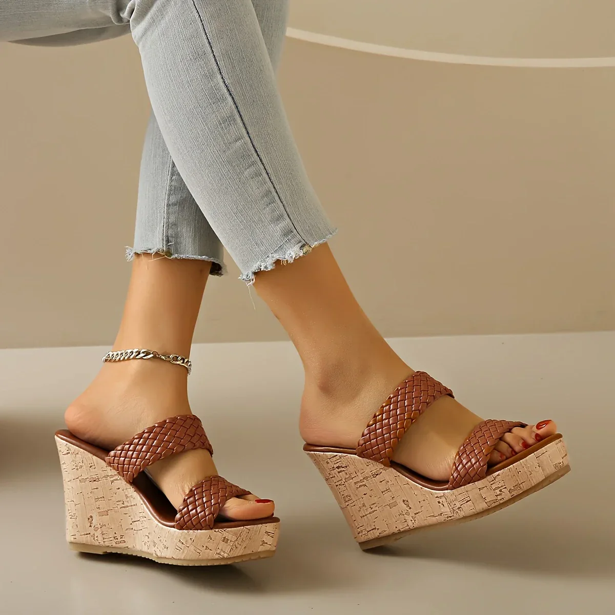 Valentina - Sommer-Keilsandalen für Frauen - Image 3