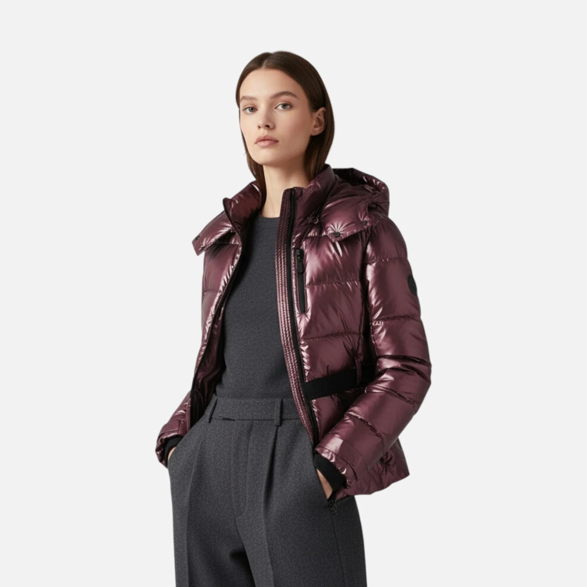 Valeria – Funktionale Damen Steppjacke mit Kapuze und tailliertem Schnitt - Image 2