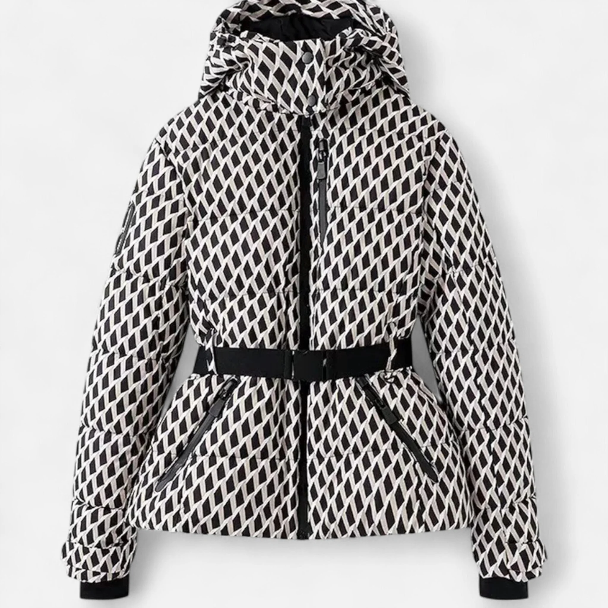 Valeria – Funktionale Damen Steppjacke mit Kapuze und tailliertem Schnitt - Image 4