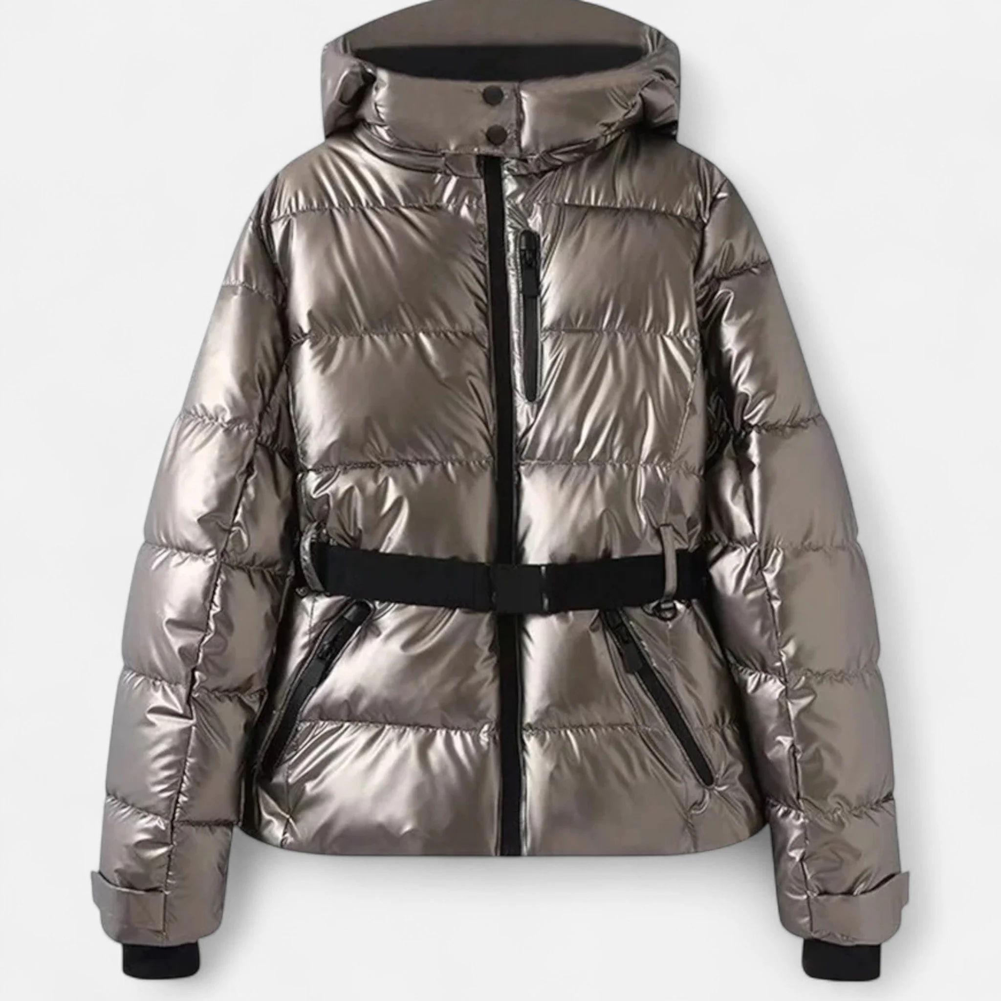 Valeria – Funktionale Damen Steppjacke mit Kapuze und tailliertem Schnitt - Image 6