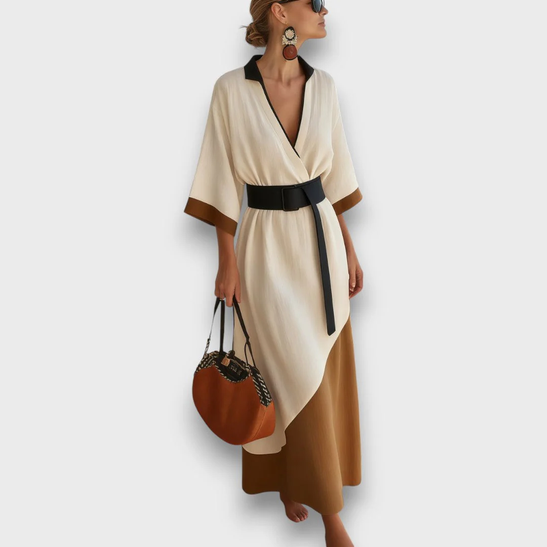 Valeria – Sommerkleid mit V-Ausschnitt - Image 2