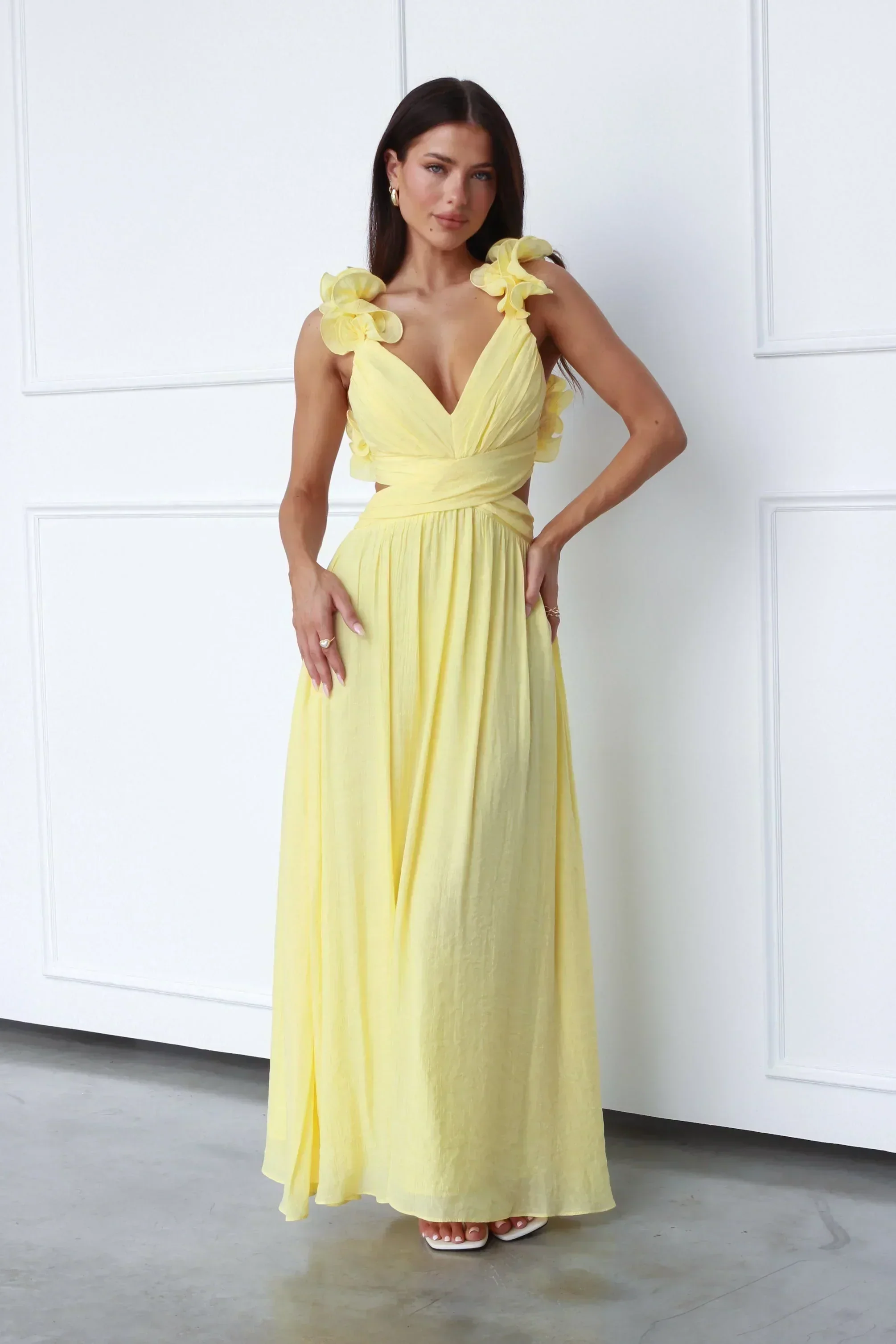Vanessa - Elegantes rückenfreies Maxikleid - Image 4
