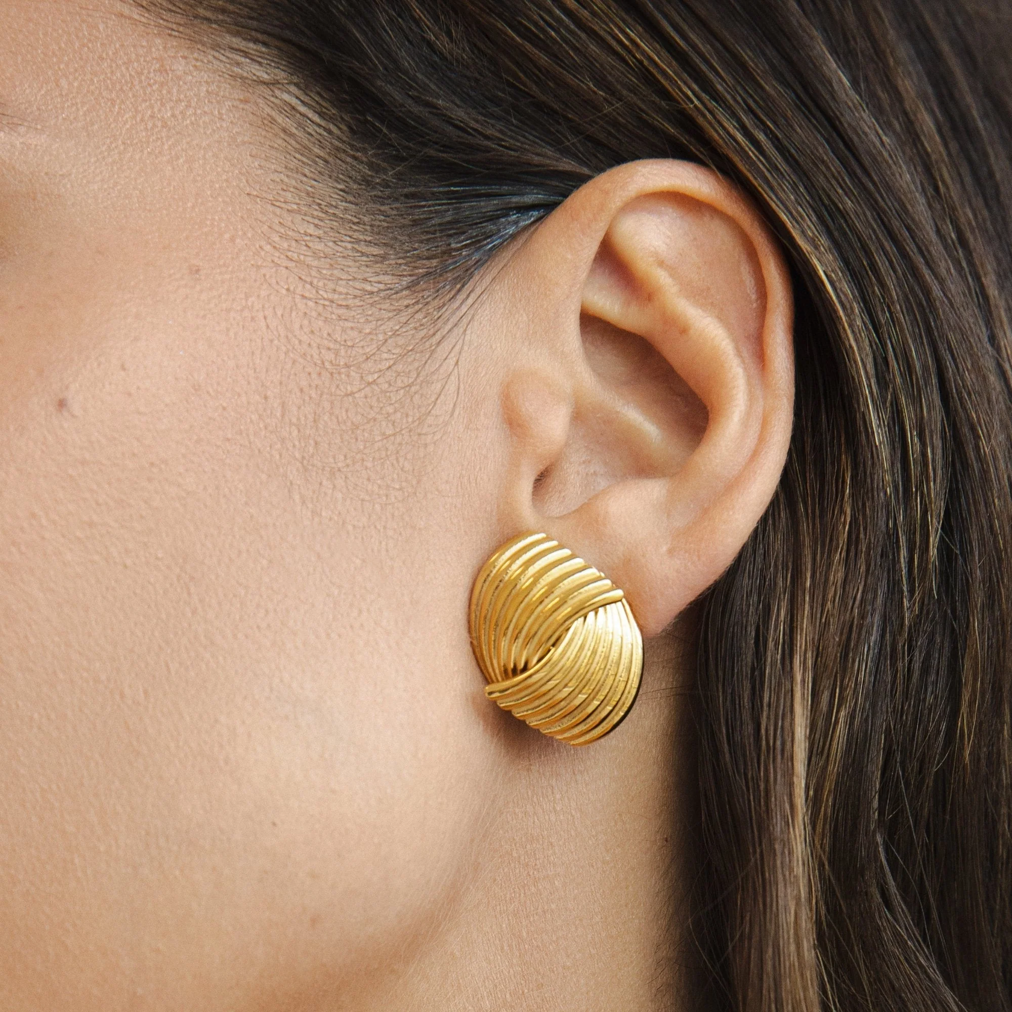 Vanna Luxus Gold Ohrringe - Image 2