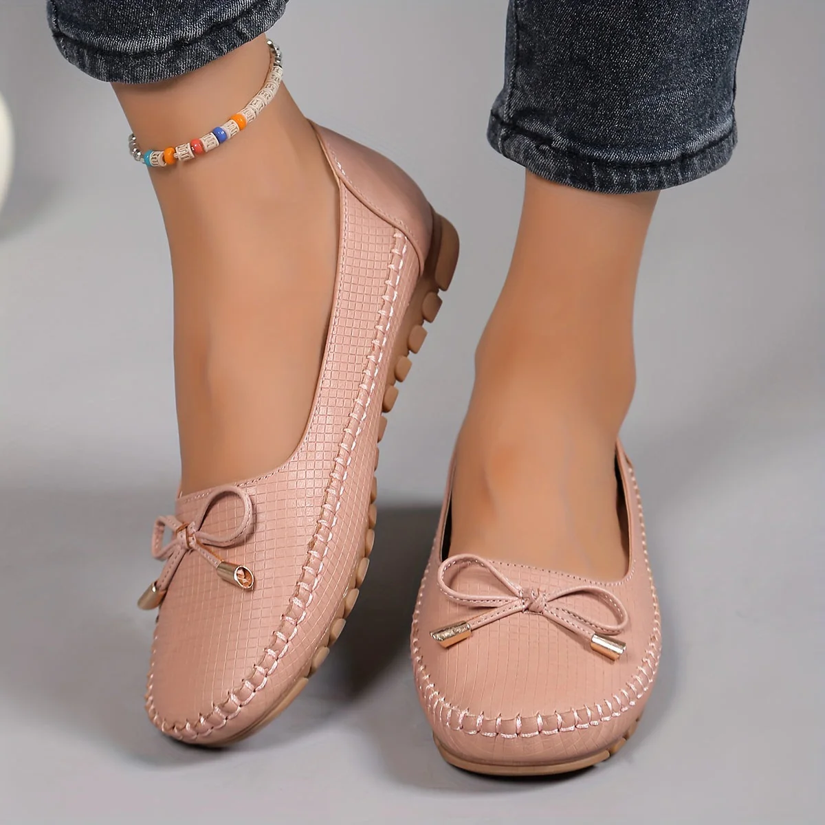 Velurette™ – Elegante Damen Loafer mit Schleifen-Design - Image 9