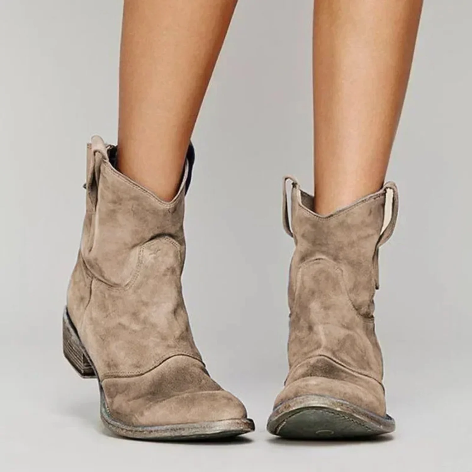 Vento | Rutschfeste Cowboystiefel Damen für Alltag Mode - Image 2