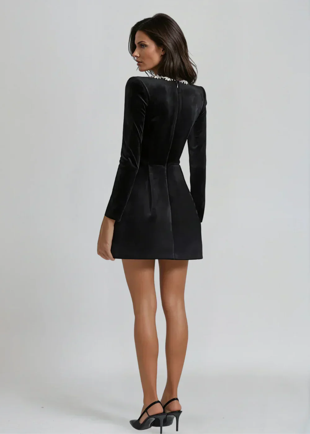 Vera | Kurzes Kleid mit quadratischem Ausschnitt - Image 3