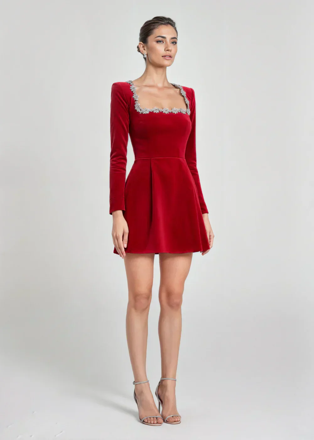 Vera | Kurzes Kleid mit quadratischem Ausschnitt - Image 5