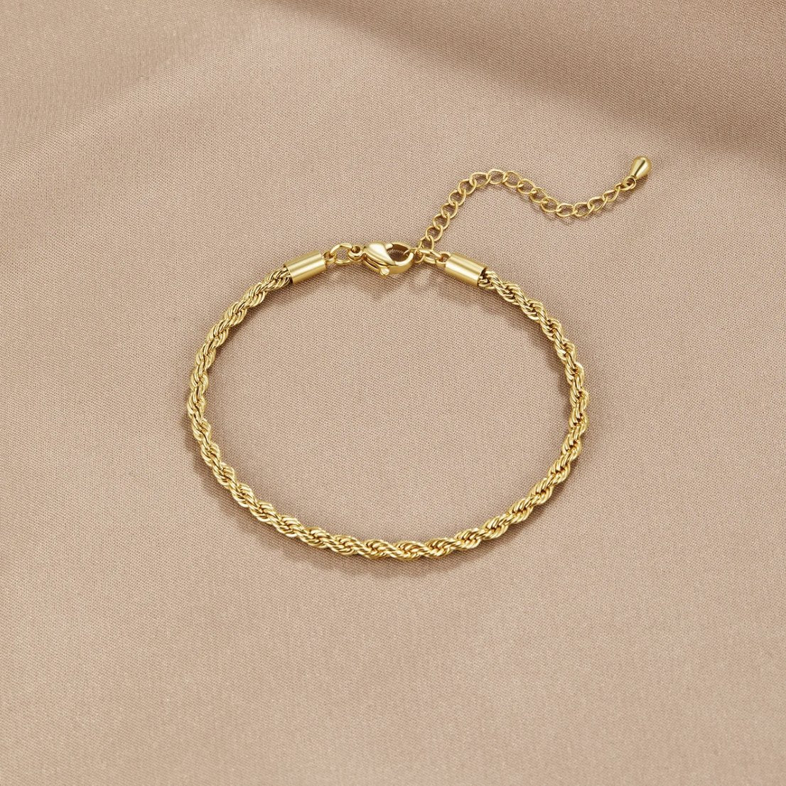 Verdrehte Chic Goldarmband - Image 3