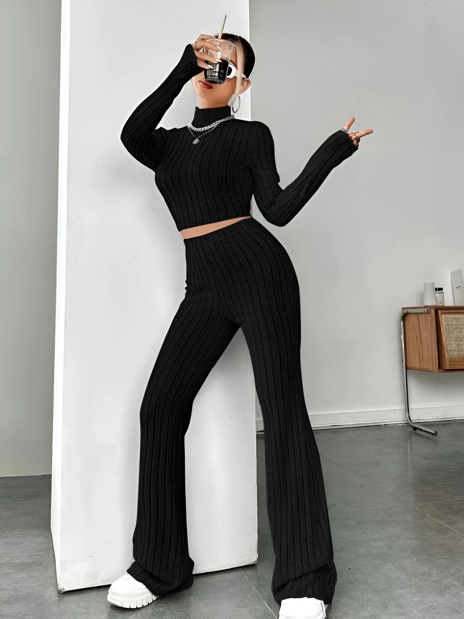 Verena | Bequemes & Stylisches Strick-2-Teiliges Set - Image 3