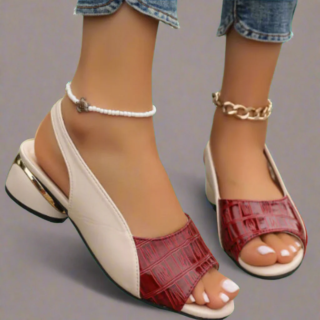 Verena | Handgefertigte farbige Sandalen aus Premium-Material - Image 4