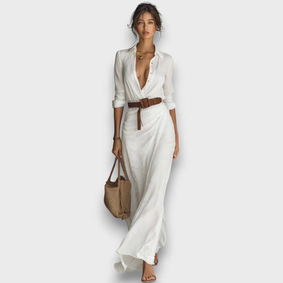 Verira – Elegantes Maxi-Wickelkleid - Image 4