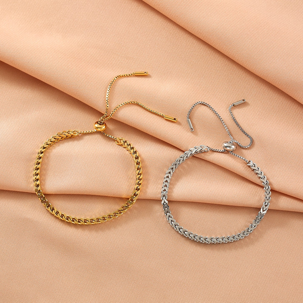 Verstellbares Gold- und Silberarmband - Image 2