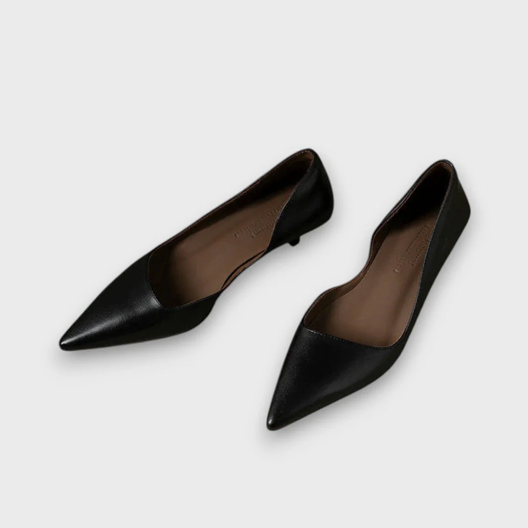 Veyra – Lederschuhe mit Kitten-Heel - Image 10