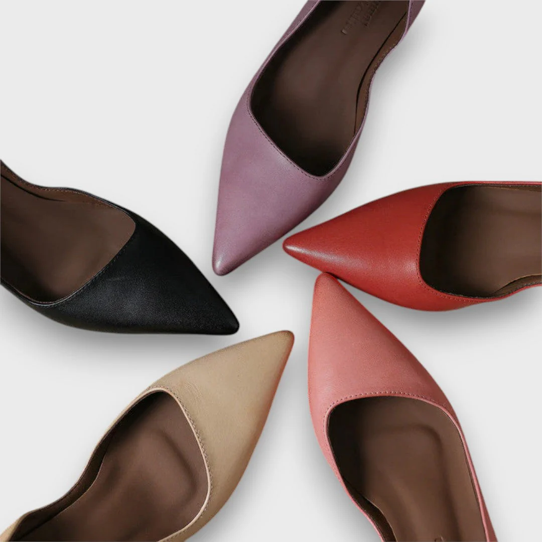 Veyra – Lederschuhe mit Kitten-Heel - Image 11