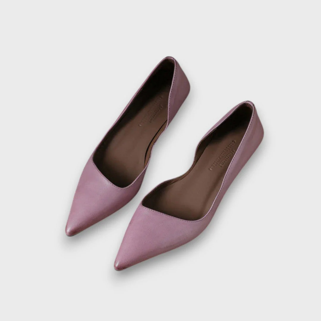 Veyra – Lederschuhe mit Kitten-Heel - Image 6