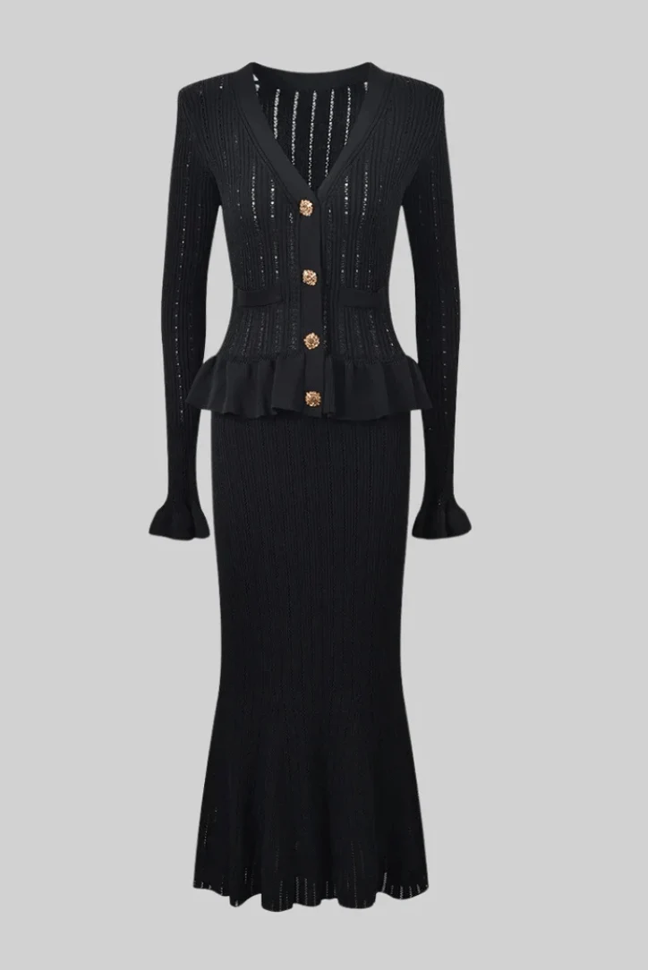 Victoria | Eleganter Strick-Zweiteiler – Klassische Eleganz für jeden Anlass - Image 5