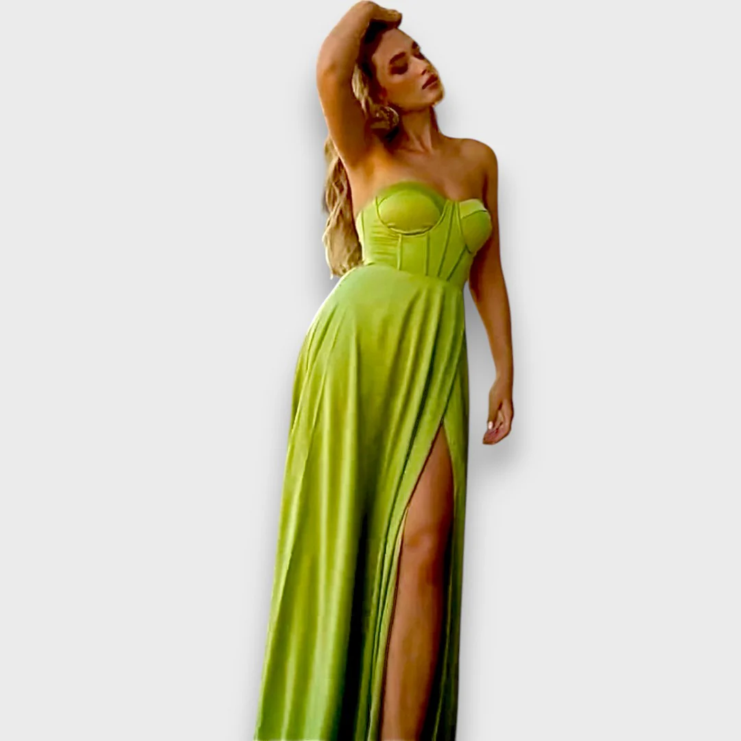 Victoria – Schulterfreies Abendkleid mit Rückenschnürung - Image 14