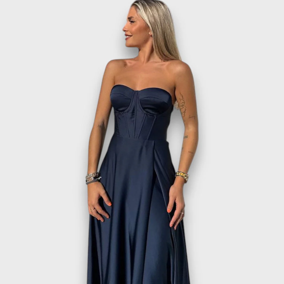 Victoria – Schulterfreies Abendkleid mit Rückenschnürung - Image 16