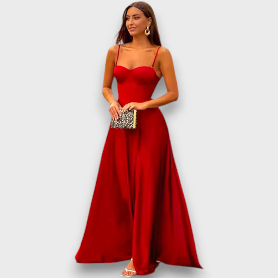 Victoria – Schulterfreies Abendkleid mit Rückenschnürung - Image 3