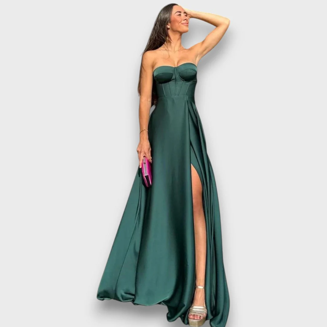 Victoria – Schulterfreies Abendkleid mit Rückenschnürung - Image 4