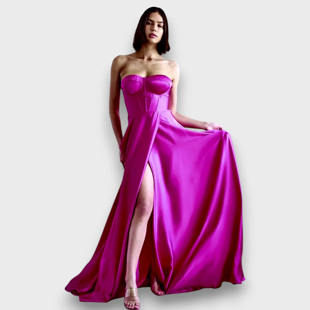 Victoria – Schulterfreies Abendkleid mit Rückenschnürung - Image 7