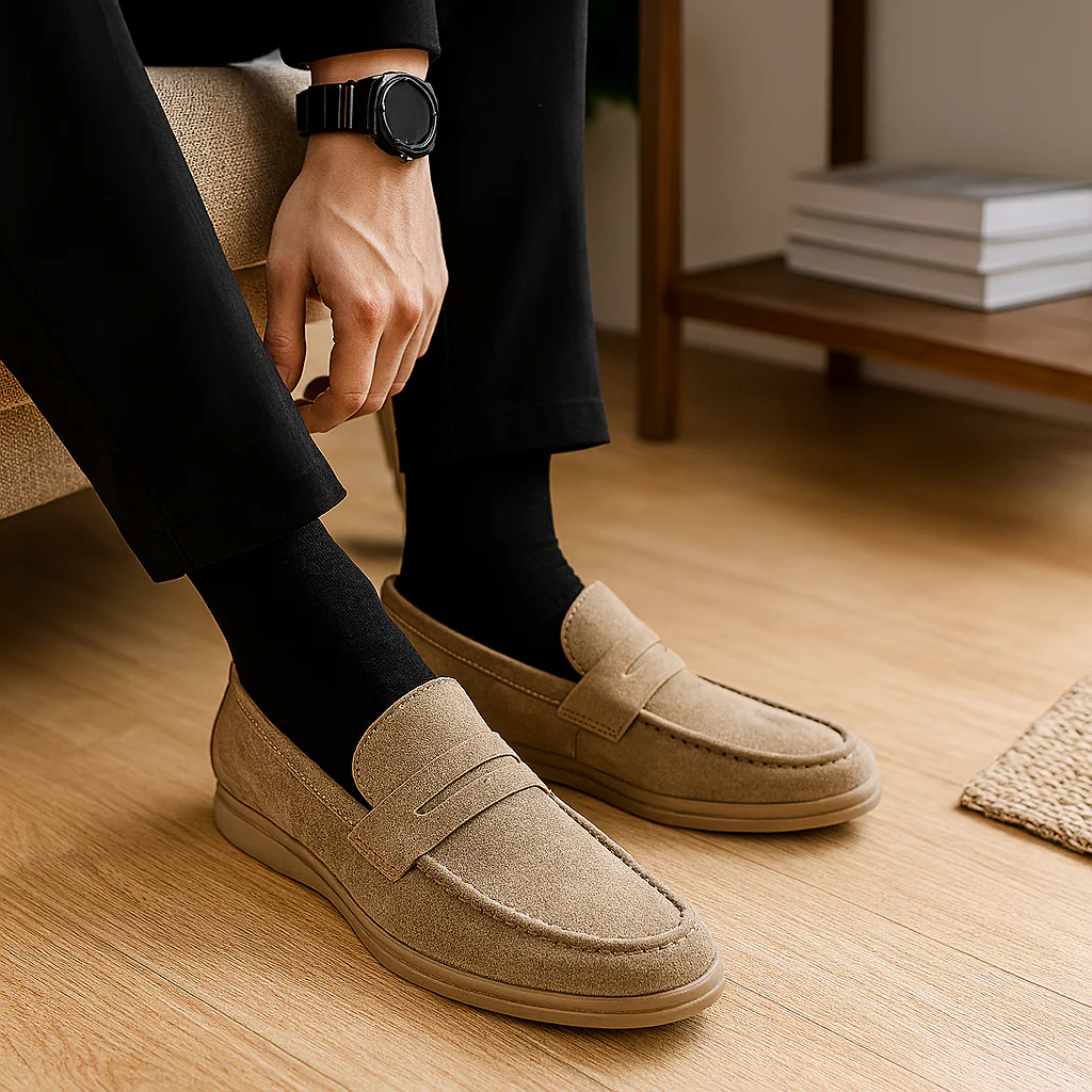 Vielseitige Business-Casual-Loafer für Herren – Stilvolle und schlichte Slip-On-Flats - Image 2
