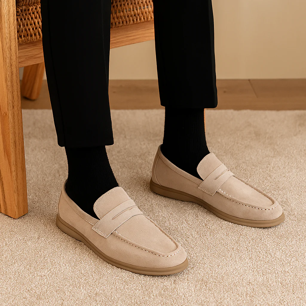 Vielseitige Business-Casual-Loafer für Herren – Stilvolle und schlichte Slip-On-Flats - Image 3
