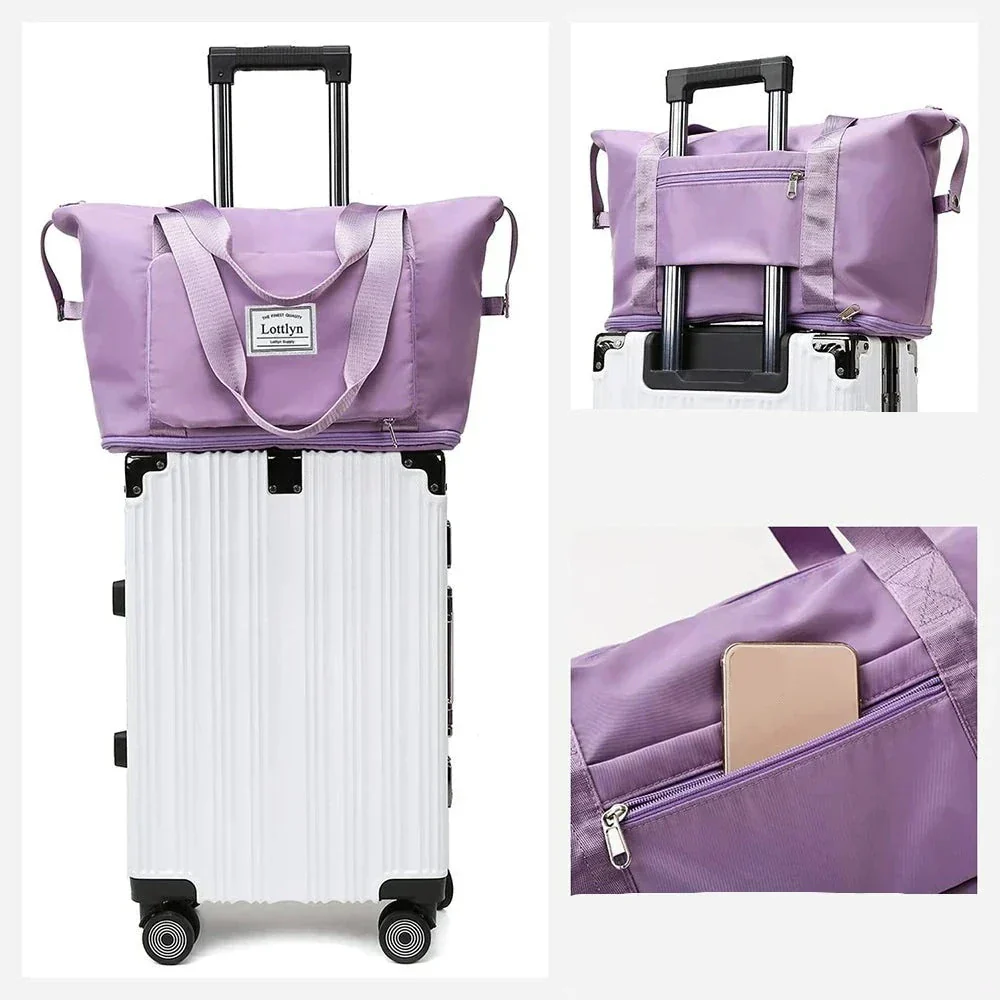 Vielseitige Damen-Reisetasche, geräumig, faltbar, aus Polyester - Image 2