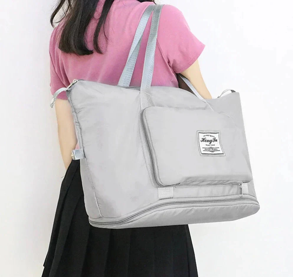 Vielseitige Damen-Reisetasche, geräumig, faltbar, aus Polyester - Image 3