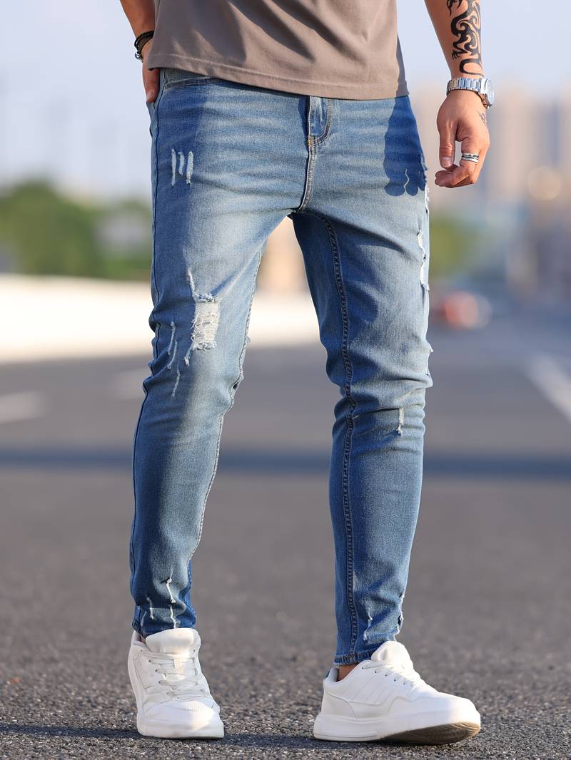 Vielseitige zerrissene Denim-Jeans - Jerwin - Image 4