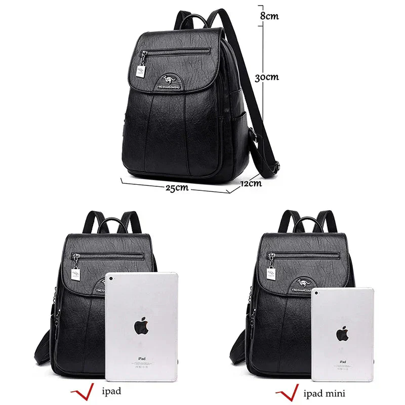 Vielseitiger Damen-Diebstahlschutz-Rucksack mit großem Fassungsvermögen und strapazierfähigem Material - Image 4